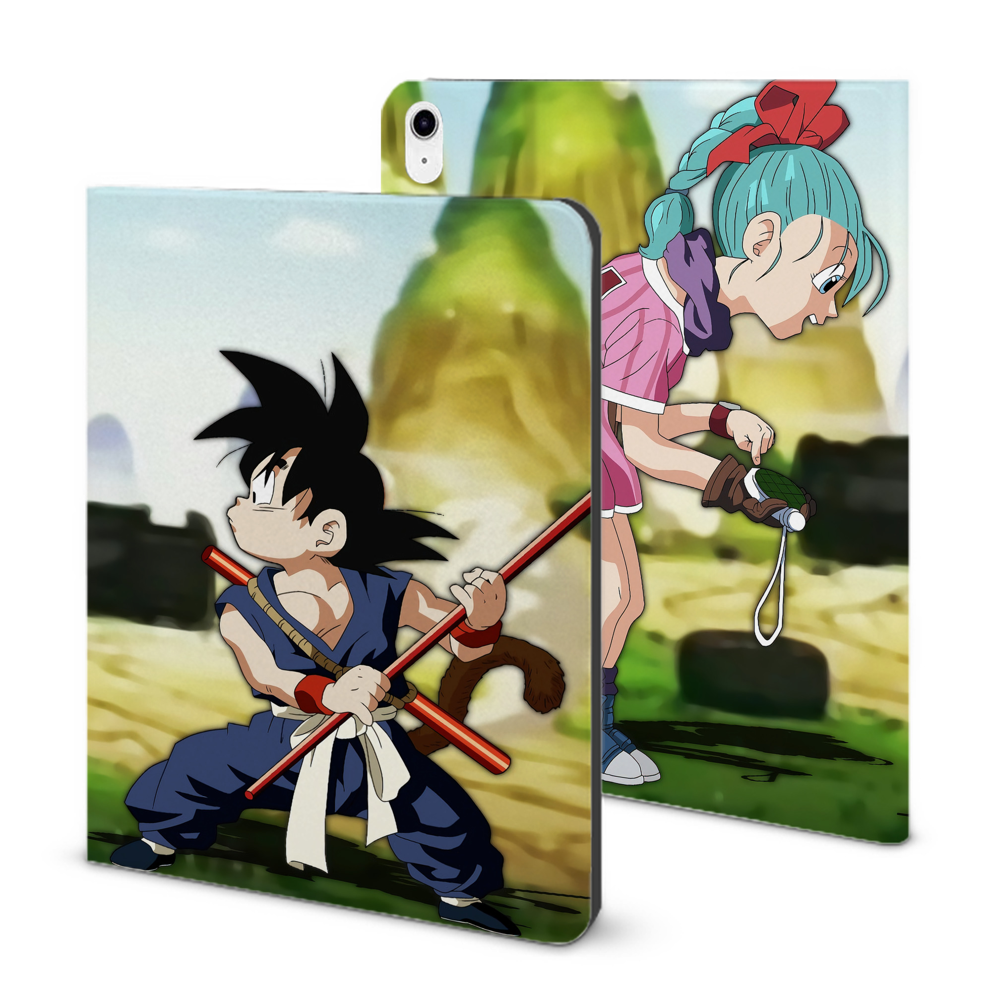 （画像用） ドラゴンボール DRAGON BALL IPad ケース ブック型 PUレザー TPU 耐衝撃 軽量 薄型 ペン収納なし 全面保護 IPad 各モデル対応